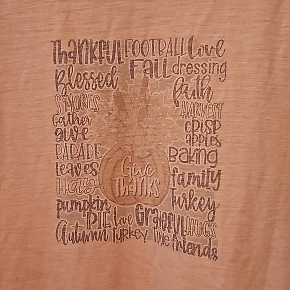 2 fall themed tees, Bella Canvas XL and Gildan 2XL, - Picture 4 of 15